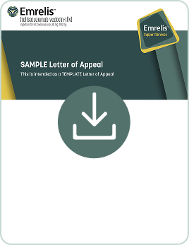 Sample Letter of Appeal Template for EMRELIS